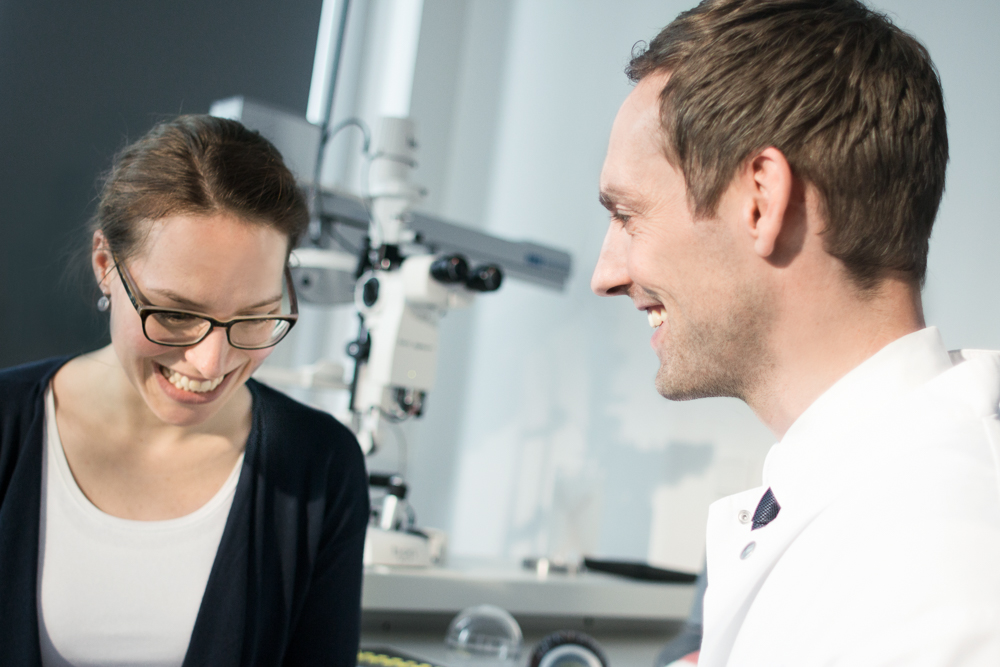 Hamburg Augen lasern zentrumsehstaerke schritt 1